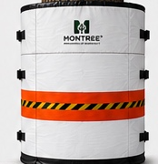 MONTREE Baumschutz Groesse M, 145 x 200 cm, fuer Stammdurchmesser bis 45 cm